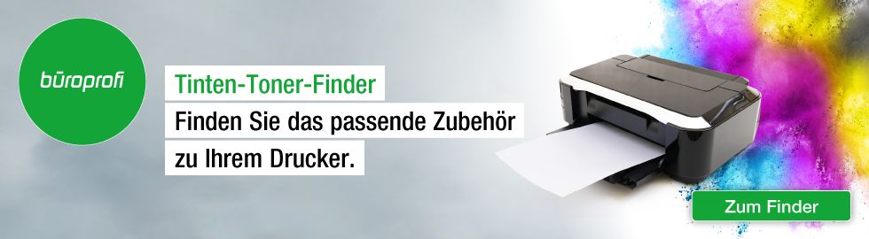 Tinte & Toner finden statt suchen mit unserem Finder.